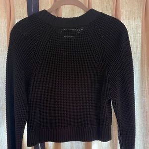 Molly Moorkamp cropped medium navy sweater - worn once